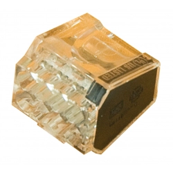 Wago złączka instalacyjna samozaciskowa 8x 1-2,5 PC-258 CL, przeźroczysta