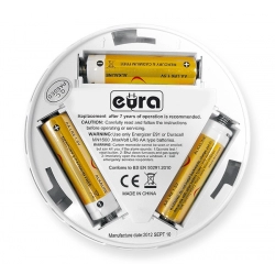 Czujnik czadu ''Eura'' CD-28A2 - wyświetlacz LCD, bateryjny, CNBOP