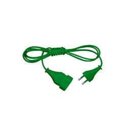 Przedłużacz choinkowy z jednokrotnym gniazdem wtyczkowym 2p 2,5A, kolor zielony 3M